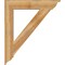 Ekena Millwork Traditional Traditional Rough Sawn Bracket, Western Red Cedar, 6"W x 38"D x 44"H BKT06X38X44TRA01RWR - alternate 3